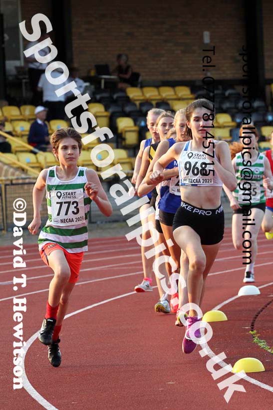 1500 metres, 2021 North East Grand Prix 5, Monkton, Wednesday, July 21st. Photo: David T. Hewitson/Sports for All Pics